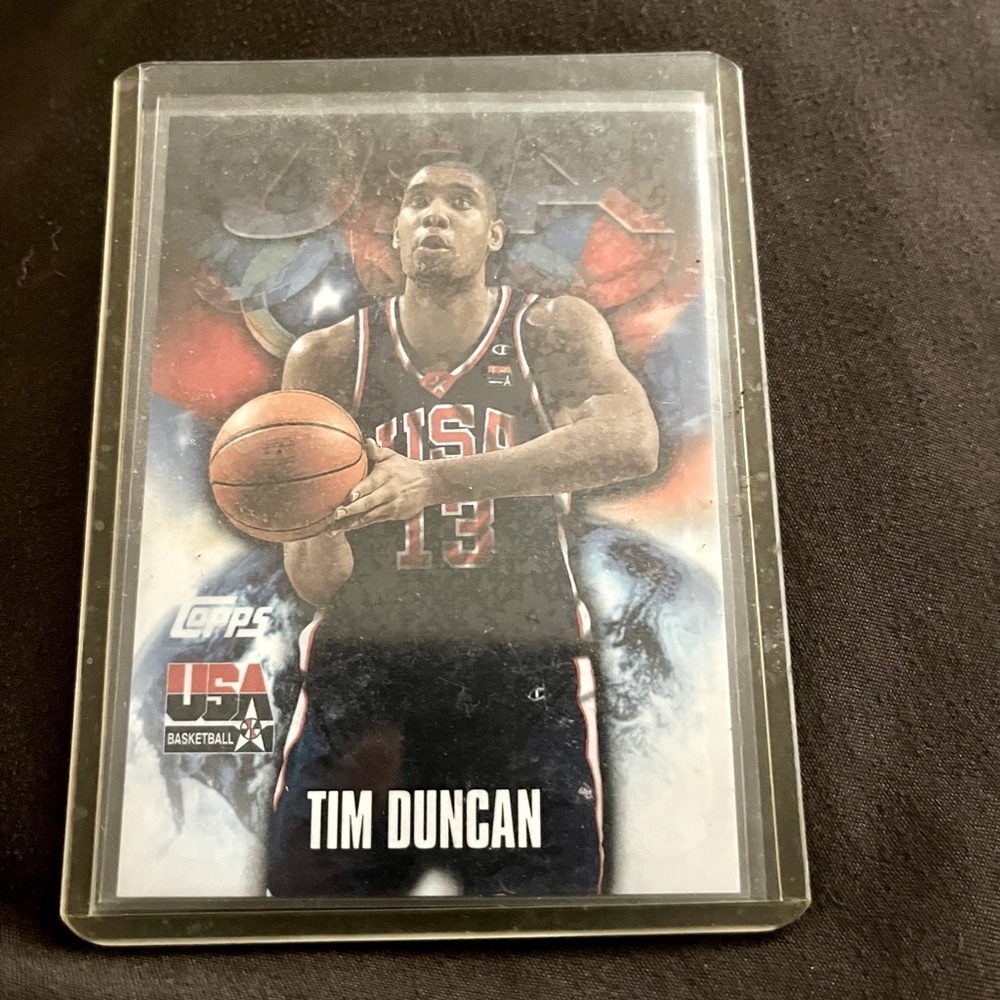 Tim Duncan USA Basketball Card